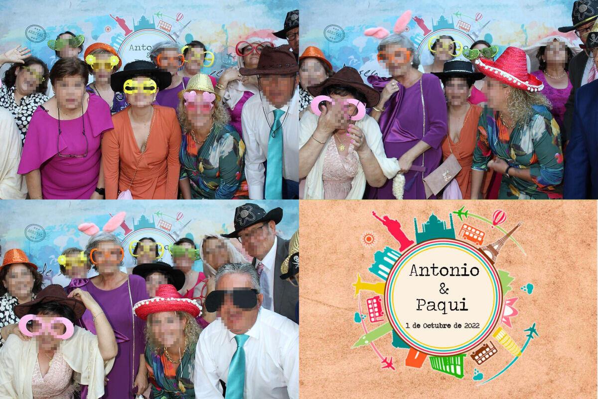Foto personalizada fotomaton evento Huelva